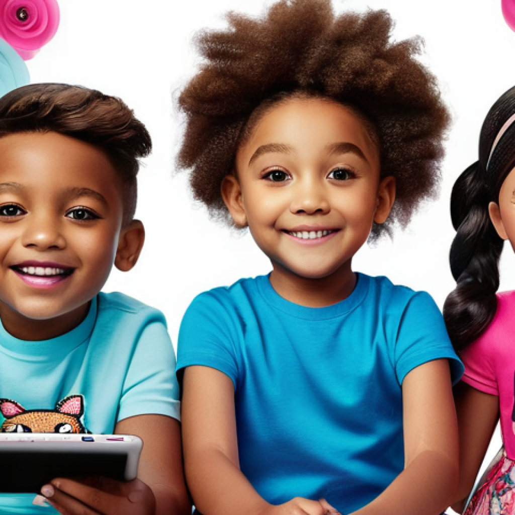 LOL 서프라이즈와 관련된 다양한 소비자 참여 아이디어 - A joyful 8-year-old girl, with bright eyes and a wide smile, sits at a brightly lit crafting table. ...