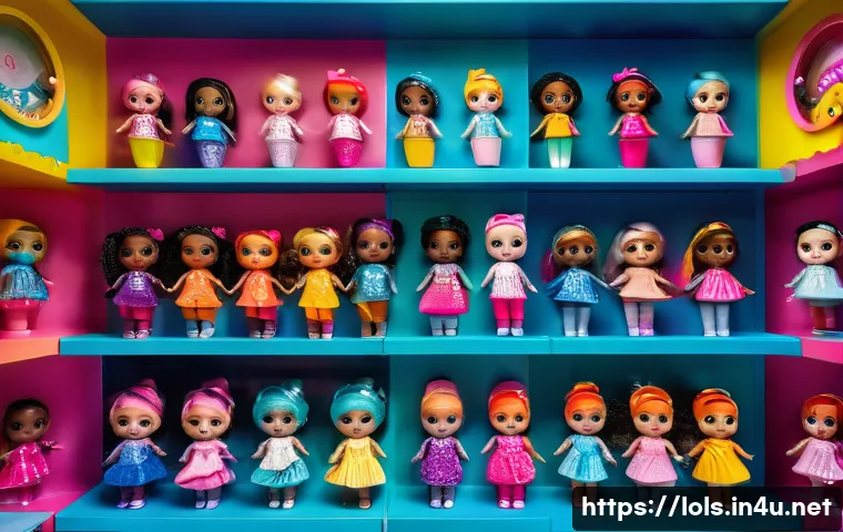 LOL 서프라이즈의 글로벌 판매량 분석 - A joyful, diverse 8-year-old girl, brightly dressed in a cute, age-appropriate outfit, excitedly unb...